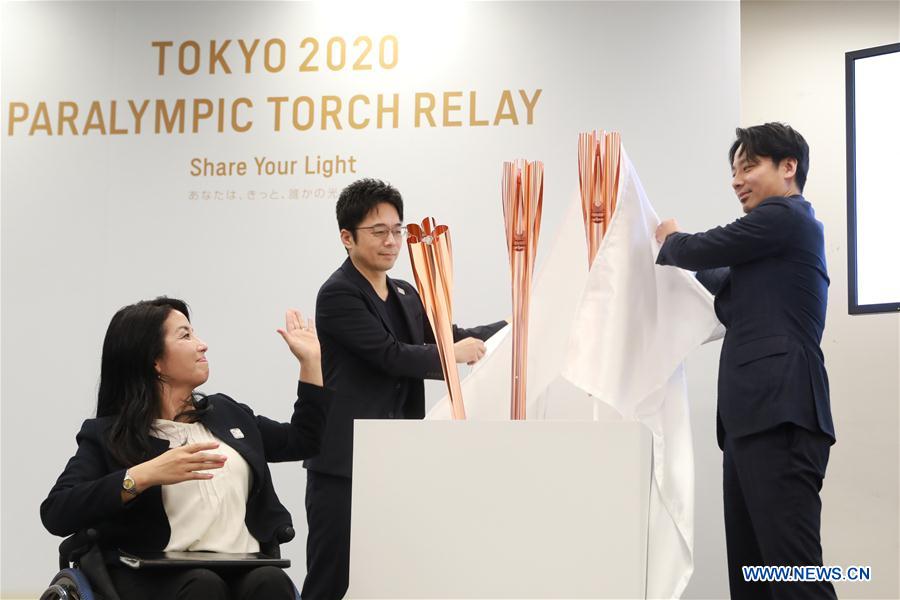 (SP)JAPAN-TOKYO-PARALYMPIC-TORCH