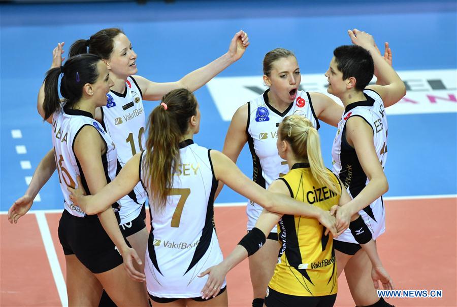 (SP)TURKEY-ISTANBUL-VOLLEYBALL-TURKISH WOMEN'S VOLLEYBALL SUPER LEAGUE-QUARTERFINAL