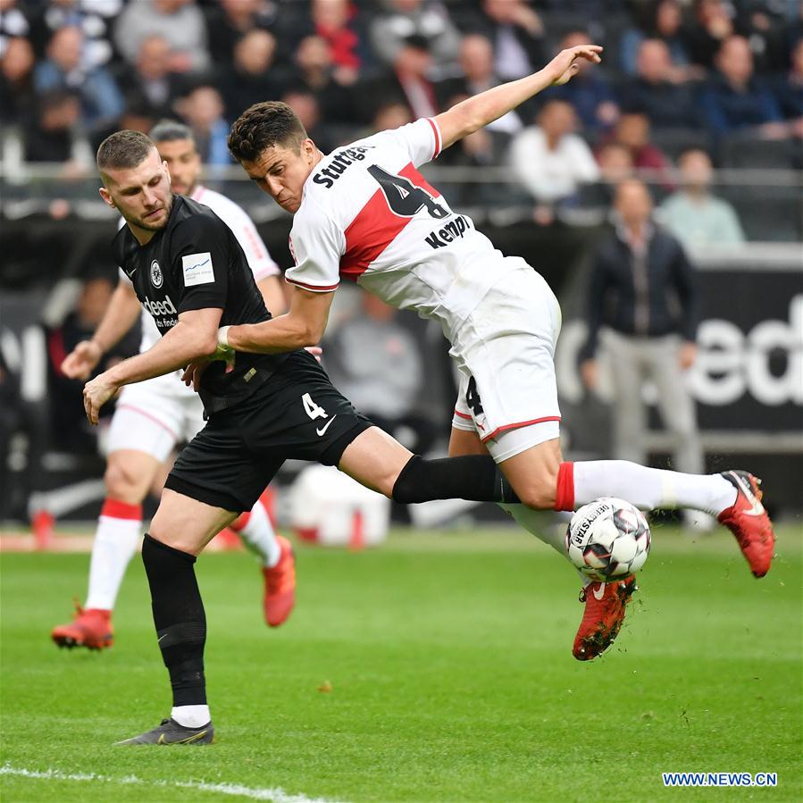 (SP)GERMANY-FRANKFURT-SOCCER-BUNDESLIGA-FRANKFURT VS STUTTGART