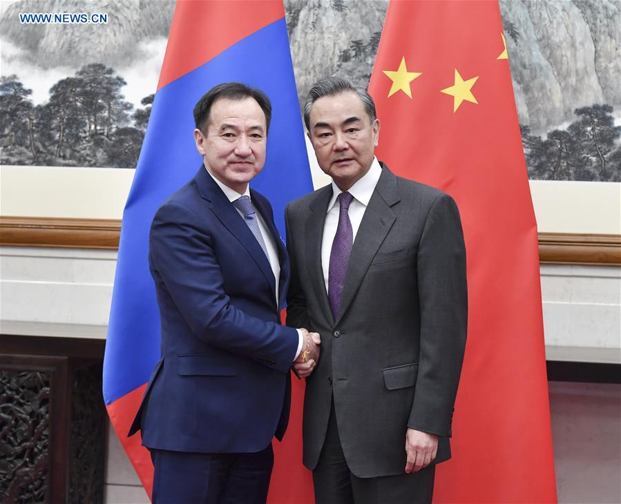 CHINA-BEIJING-WANG YI-MONGOLIAN FM-TALKS (CN)