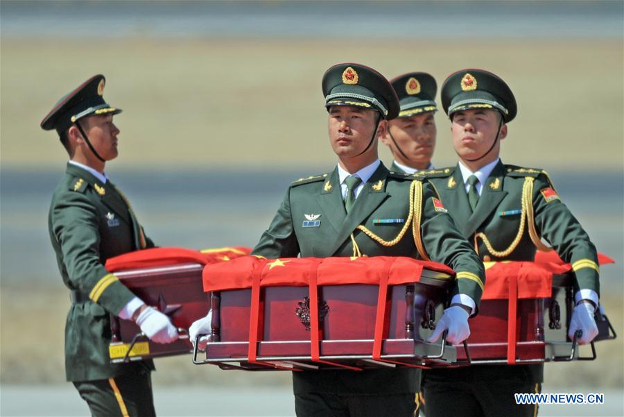 CHINA-SHENYANG-CPV SOLDIERS-REMAINS-RETURN (CN)