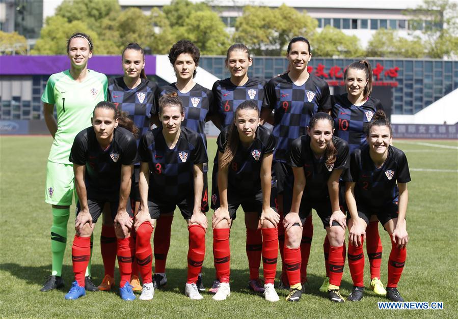 (SP)CHINA-WUHAN-FOOTBALL-INTERNATIONAL WOMEN'S FOOTBALL TOURNAMENT WUHAN 2019-3RD PLACE FINAL-RUSSIA VS CROATIA