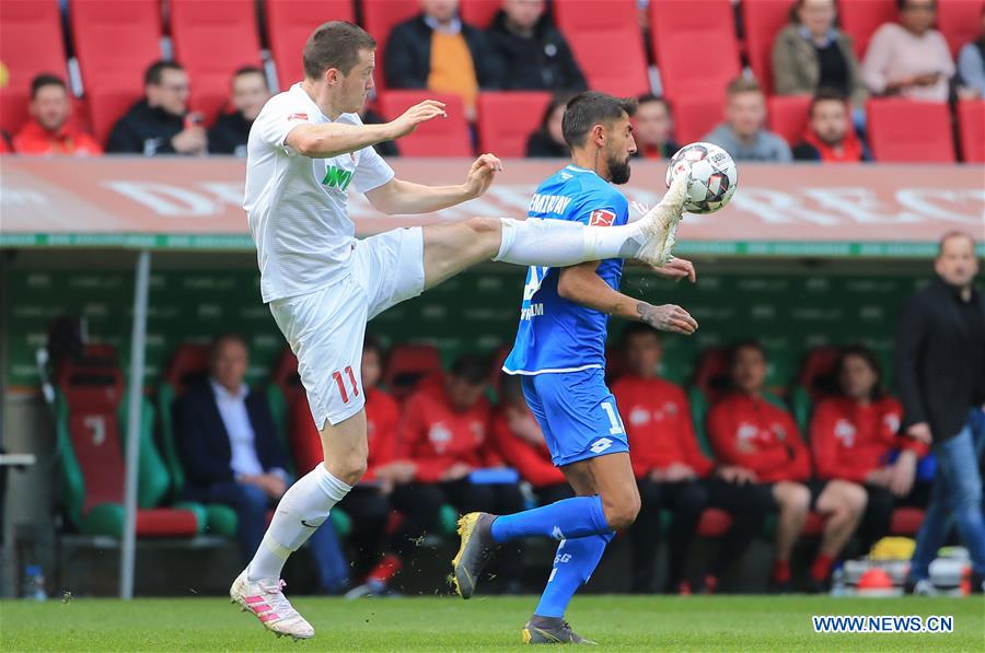 (SP)GERMANY-AUGSBURG-SOCCER-BUNDESLIGA-AUGSBURG VS HOFFENHEIM