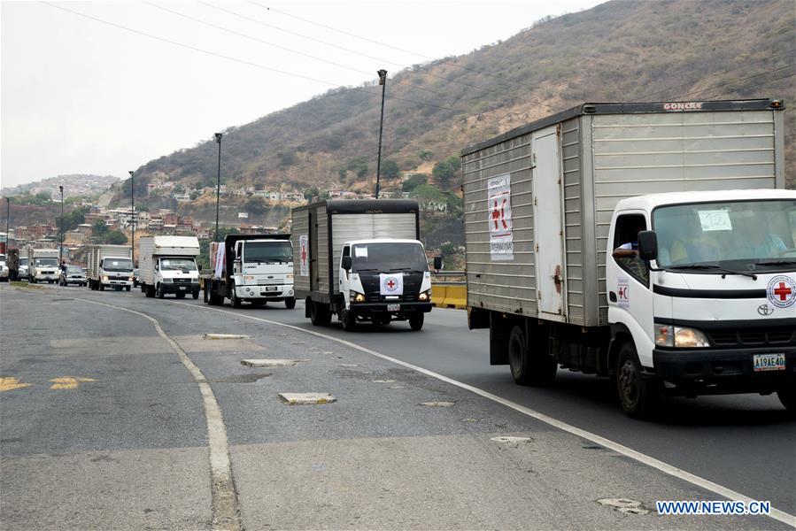 VENEZUELA-RED CROSS-HUMANITARIAN AID-ARRIVAL