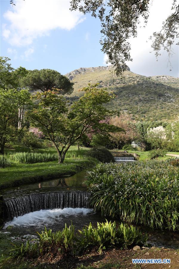 ITALY-CISTERNA-GARDEN OF NINFA