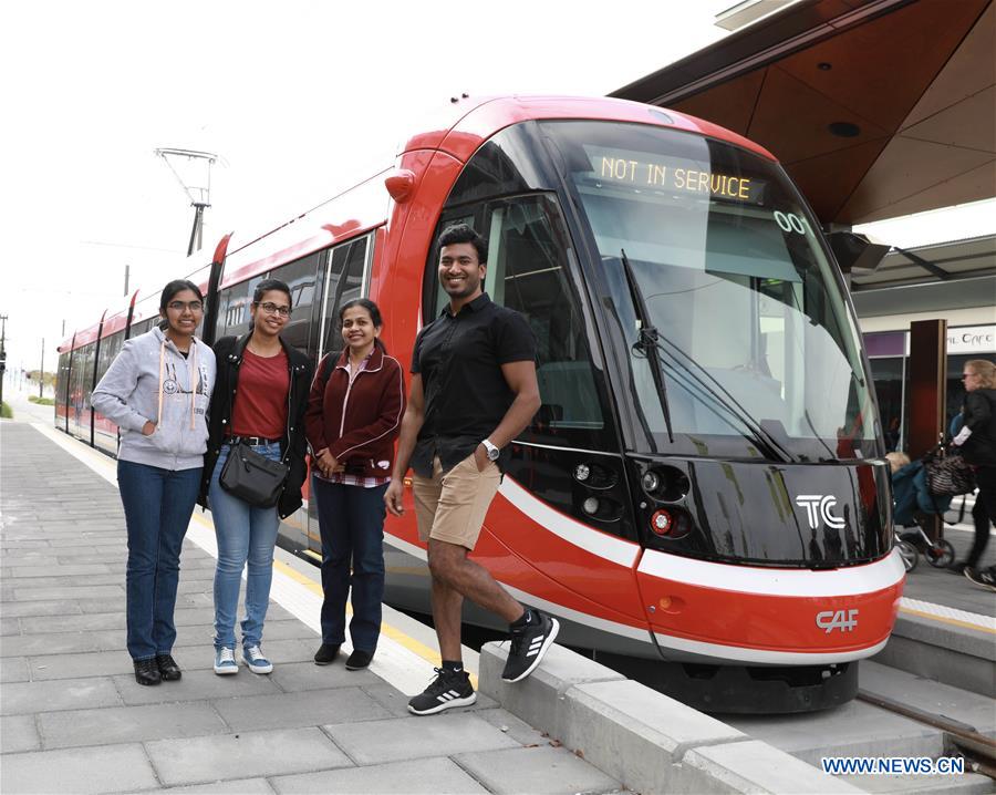 AUSTRALIA-CANBERRA-1ST LIGHT RAIL-OPENING