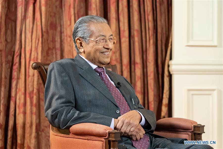 MALAYSIA-PUTRAJAYA-MAHATHIR-INTERVIEW