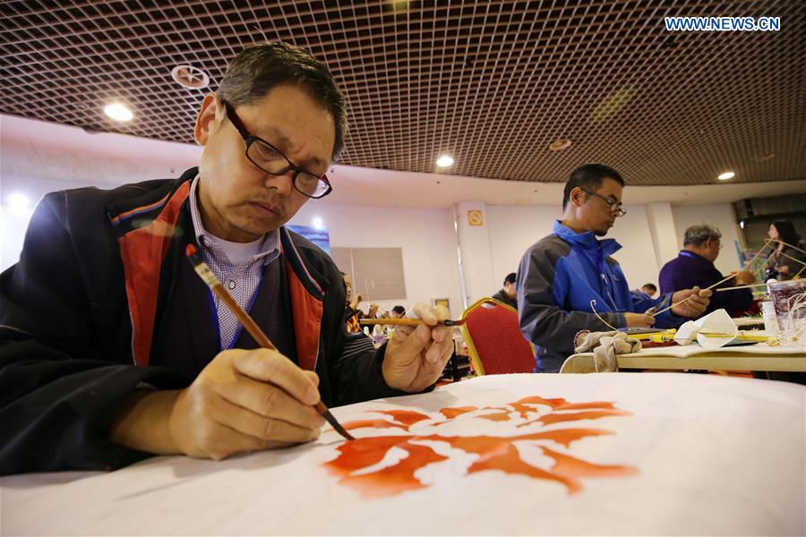 #CHINA-SHANDONG-WEIFANG-KITE MAKING COMPETITION (CN)