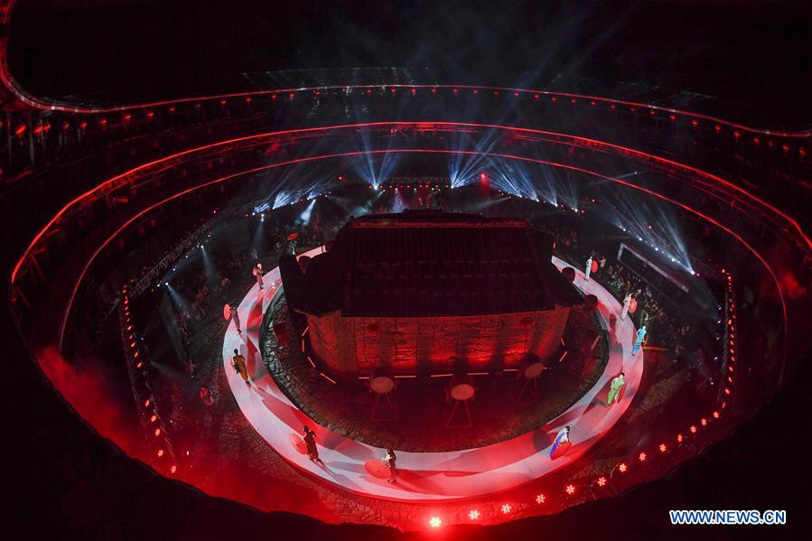 CHINA-FUJIAN-NANJING-TULOU-FASHION SHOW (CN)