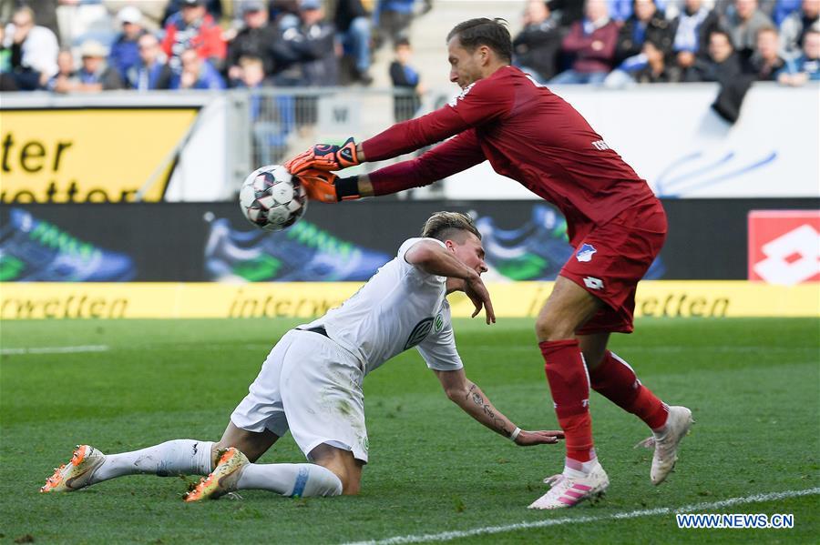 (SP)GERMANY-HOFFENHEIM-SOCCER-BUNDESLIGA-HOFFENHEIM VS WOLFSBURG