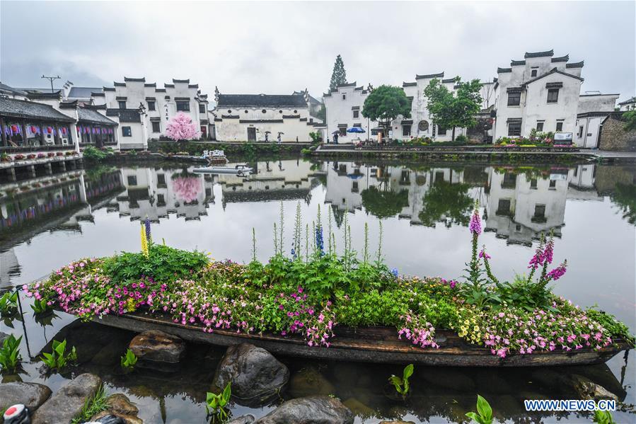 CHINA-ZHEJIANG-HANGZHOU-ANCIENT TOWN-FLOWER EXHIBITION (CN)