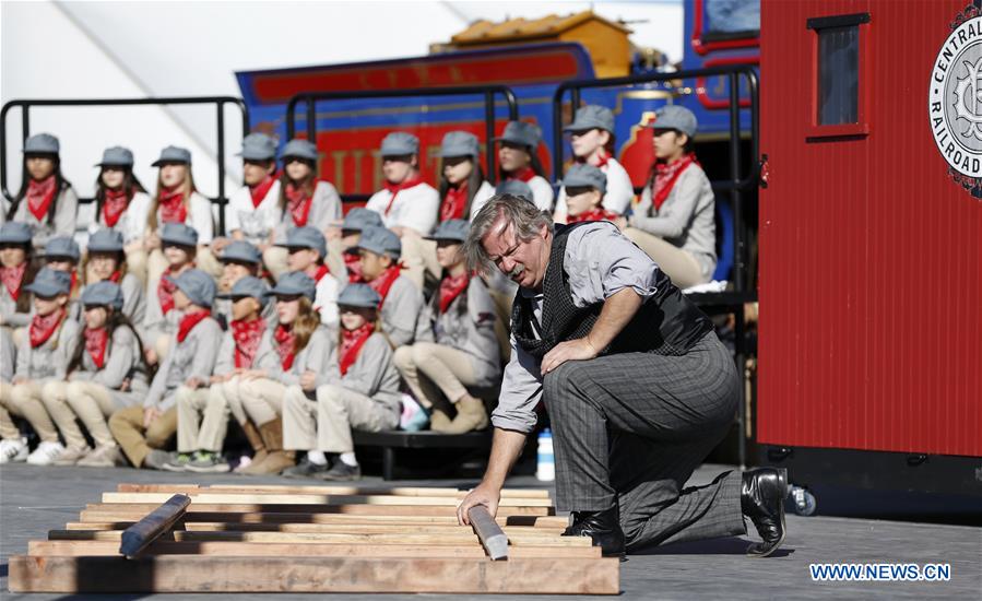 U.S.-SALT LAKE CITY-TRANSCONTINENTAL RAILROAD-ANNIVERSARY