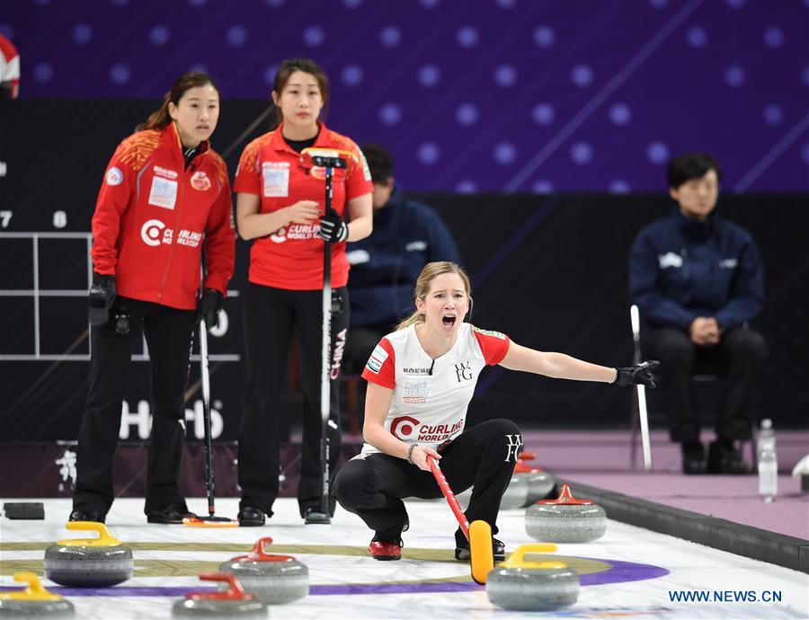 (SP)CHINA-BEIJING-CURLING-WCF WORLD CUP GRAND FINAL-DAY 4(CN)