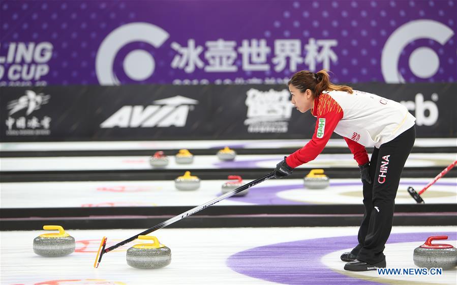 (SP)CHINA-BEIJING-CURLING-WCF WORLD CUP-GRAND FINAL