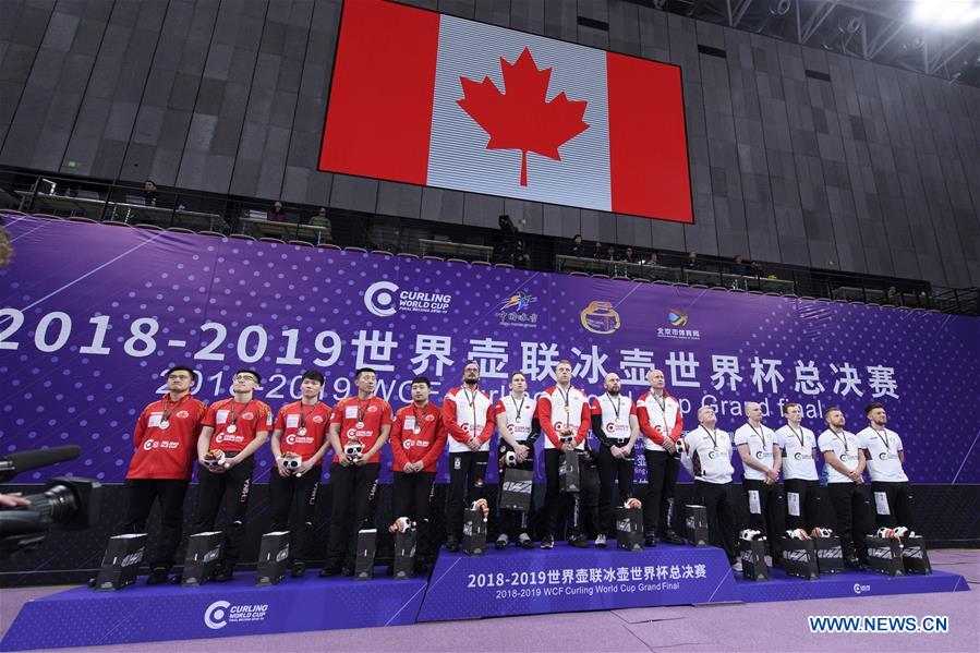 (SP)CHINA-BEIJING-CURLING-WCF WORLD CUP-GRAND FINAL-MEN'S FINAL