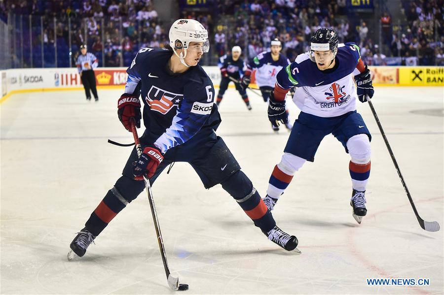 (SP)SLOVAKIA-KOSICE-ICE HOCKEY-IIHF-WORLD CHAMPIONSHIP-GROUP A-USA VS GBR