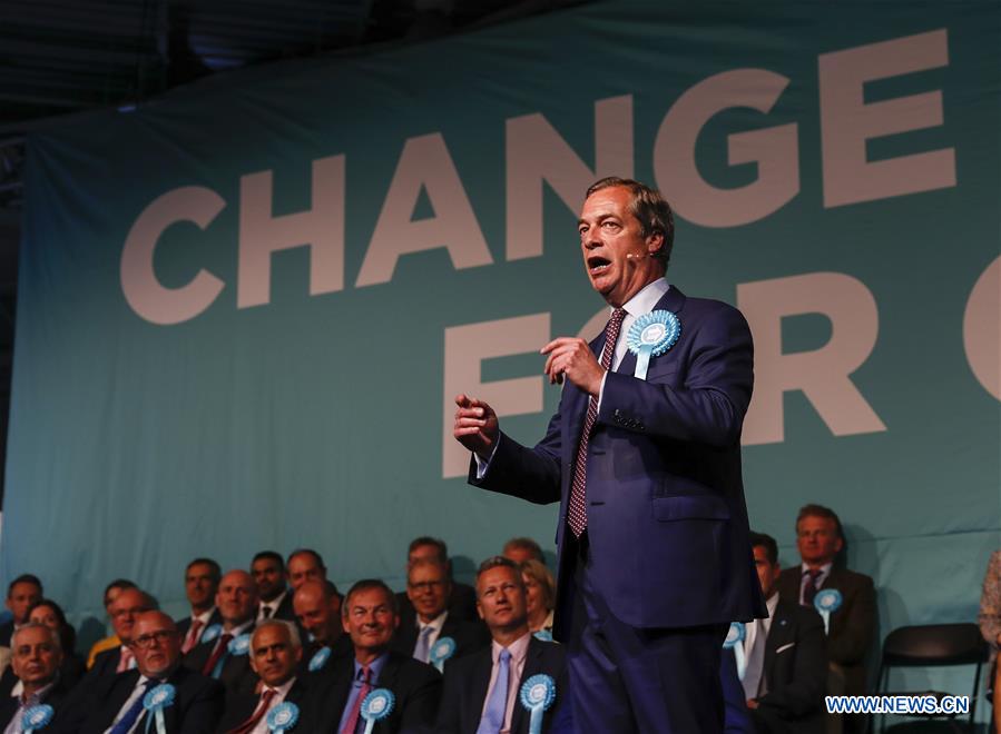 BRITAIN-LONDON-BREXIT PARTY RALLY