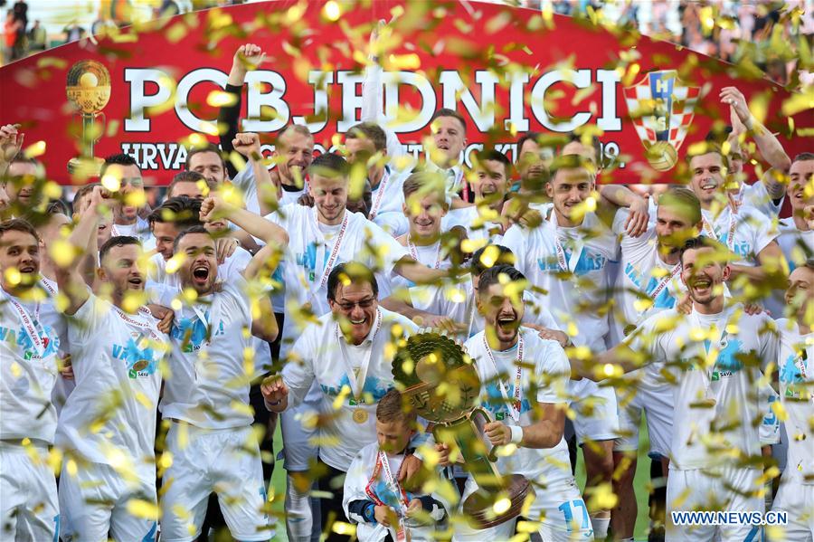 (SP)CROATIA-PULA-CROATIAN FOOTBALL CUP-CELEBRATION