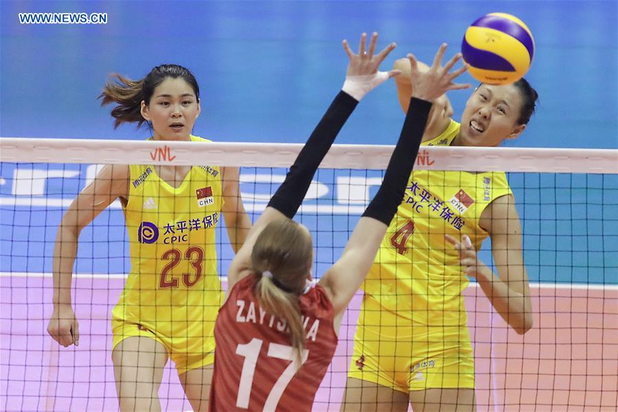 (SP)BRAZIL-BRASILIA-VOLLEYBALL-NATIONS LEAGUE-CHINA VS RUSSIA