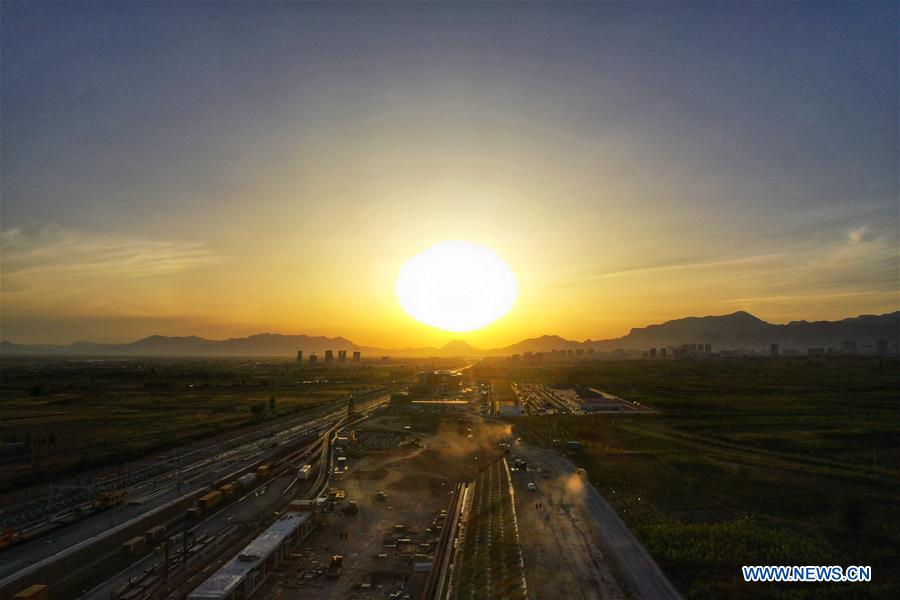 CHINA-HEBEI-BEIJING-ZHANGJIAKOU RAILWAY-HUAILAI STATION-CONSTRUCTION (CN)