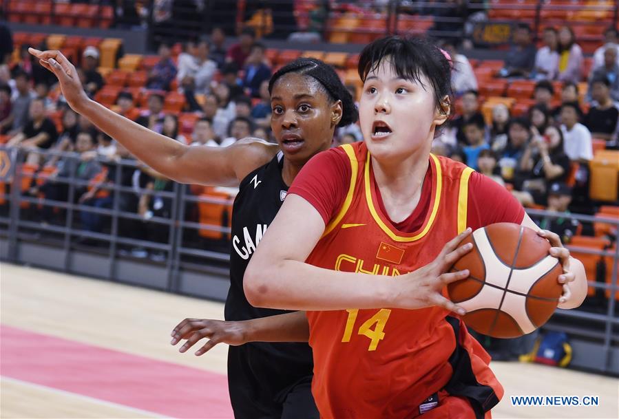 (SP)CHINA-QINGDAO-BASKETBALL-INTERNATIONAL WOMEN'S CHALLENGE