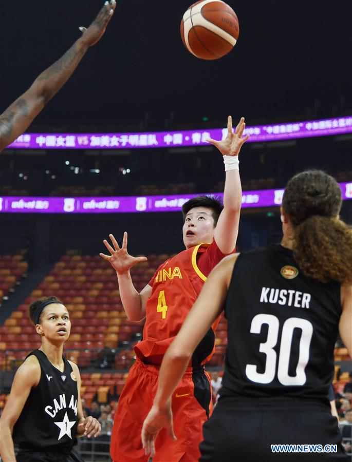 (SP)CHINA-QINGDAO-BASKETBALL-INTERNATIONAL WOMEN'S CHALLENGE