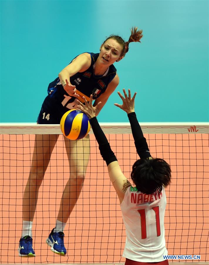 (SP)CHINA-HONG KONG-VOLLEYBALL-FIVB NATIONS LEAGUE-ITALY VS JAPAN