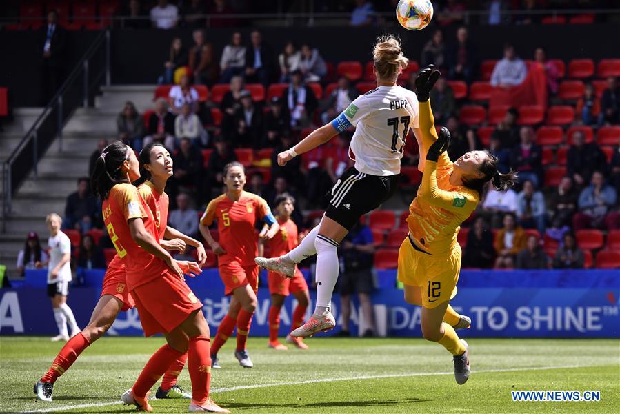 (SP)FRANCE-RENNES-2019 FIFA WOMEN'S WORLD CUP-GROUP B-GER VS CHN