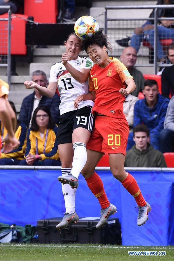 (SP)FRANCE-RENNES-2019 FIFA WOMEN'S WORLD CUP-GROUP B-GER VS CHN