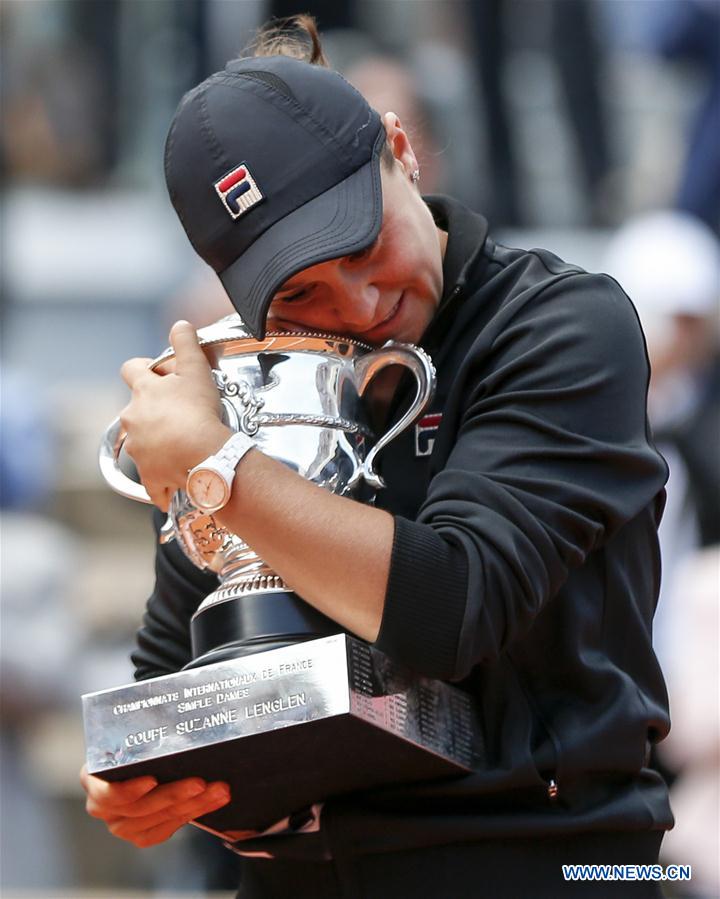 (SP) FRANCE-PARIS-TENNIS-ROLAND GARROS-WOMEN'S SINGLES FINAL