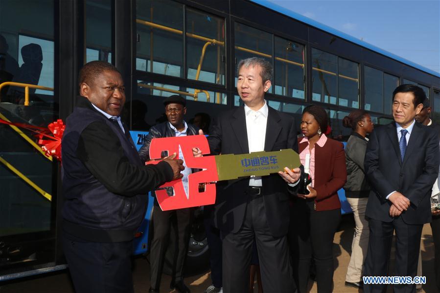 MOZAMBIQUE-MAPUTO-CHINA-BUS DONATION