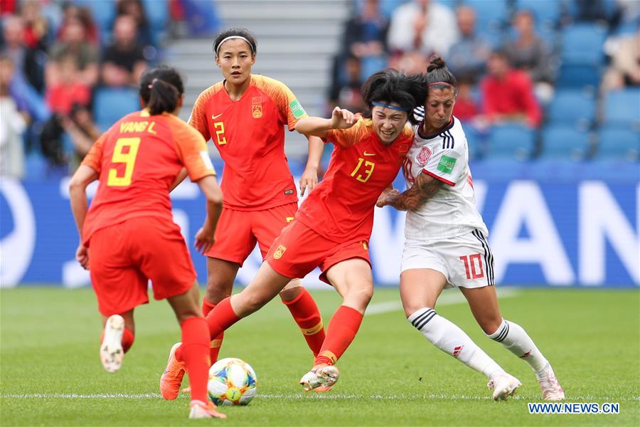 (SP)FRANCE-LE HAVRE-2019 FIFA WOMEN'S WORLD CUP-GROUP B-CHINA-SPAIN