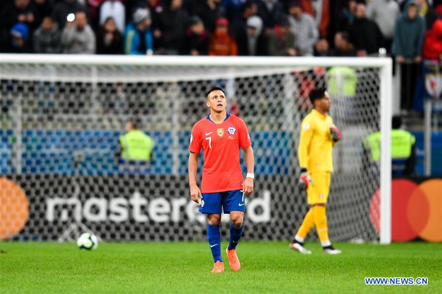 (SP)BRAZIL-PORTO ALEGRE-SOCCER-COPA AMERICA 2019-CHILE VS PERU