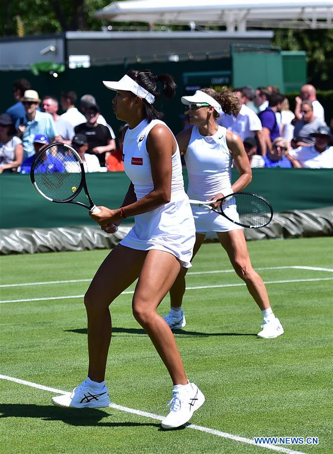 (SP)BRITAIN-LONDON-TENNIS-WIMBLEDON-WOMEN'S DOUBLES