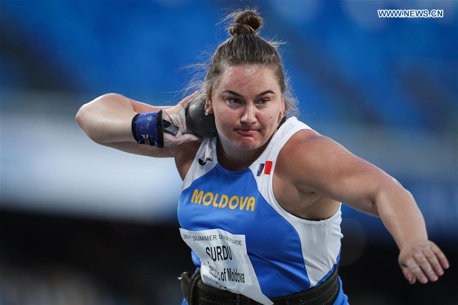 (SP)ITALY-NAPLES-SUMMER UNIVERSIADE-ATHLETICS-WOMEN'S SHOT PUT-FINAL