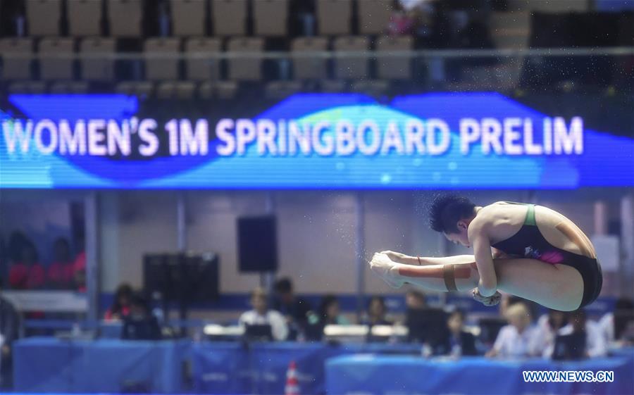 (SP)SOUTH KOREA-GWANGJU-FINA WORLD CHAMPIONSHIPS-DIVING-1M SPRINGBOARD