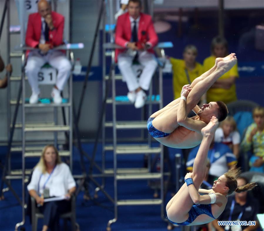 (SP)SOUTH KOREA-GWANGJU-FINA WORLD CHAMPIONSHIPS-DIVING-MIXED 10M SYNCHRONISED