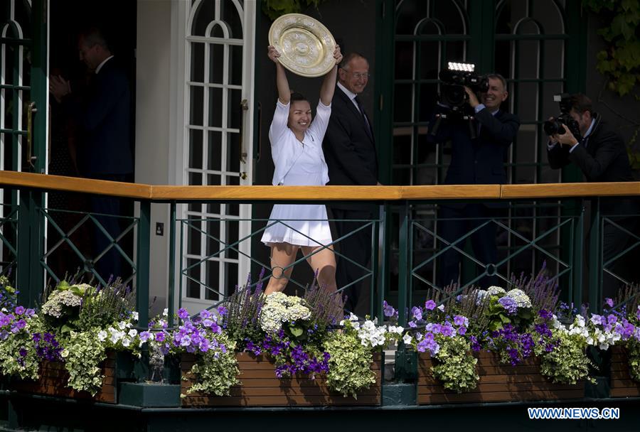 (SP)BRITAIN-LONDON-TENNIS-WIMBLEDON CHAMPIONSHIPS 2019-WOMEN'S SINGLES-FINAL