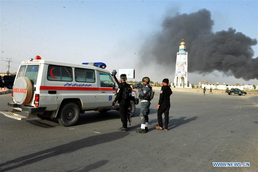 AFGHANISTAN-KANDAHAR-POLICE HEADQUARTERS-ATTACK