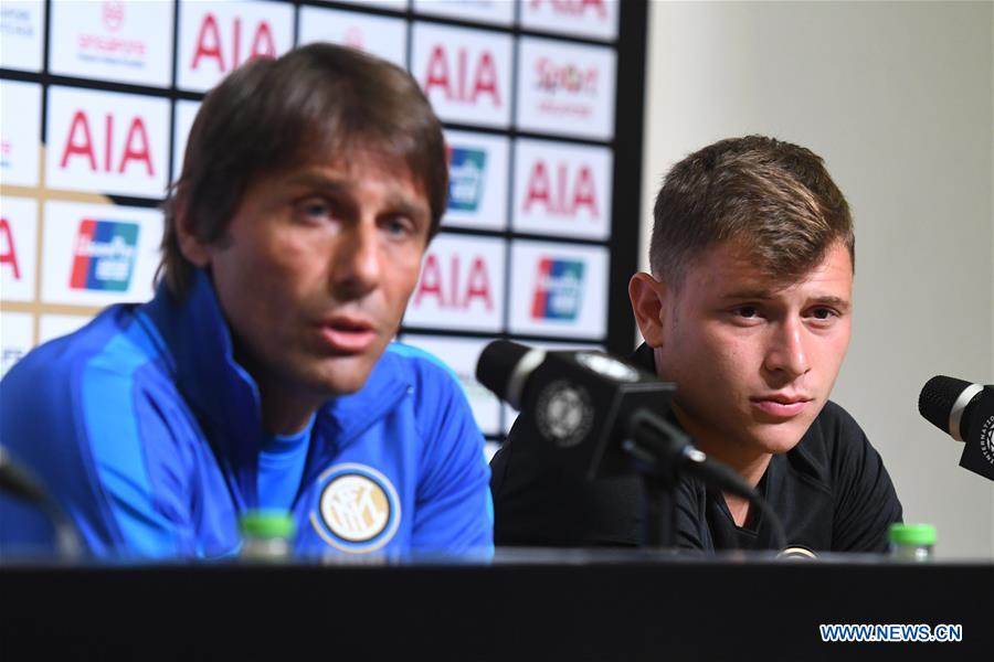 (SP)SINGAPORE-SOCCER-INTERNATIONAL CHAMPIONS CUP-INTER MILAN-PRESS CONFERENCE