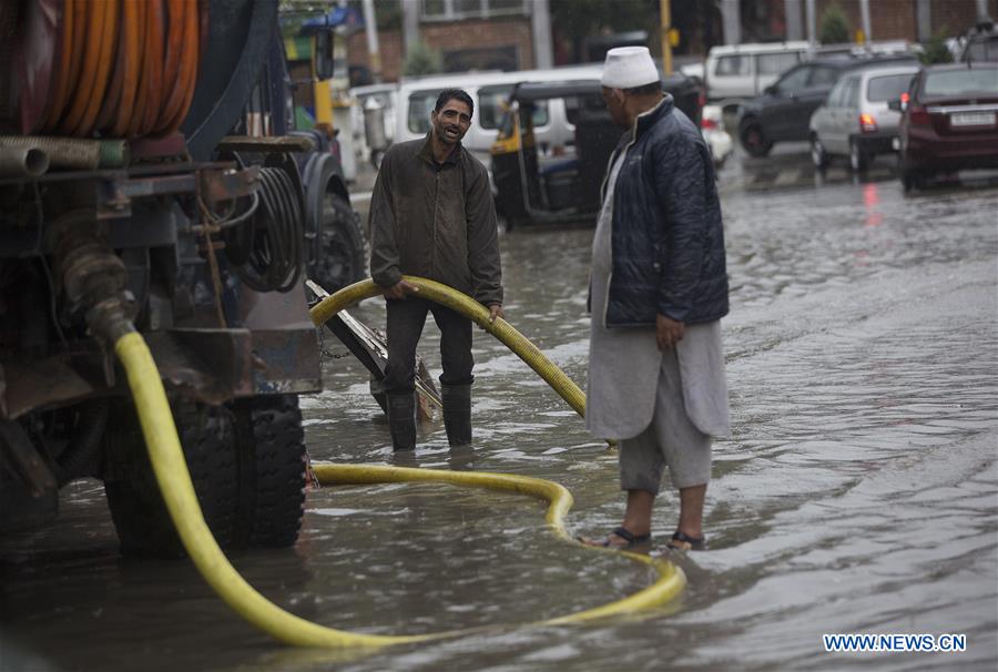 KASHMIR-SRINAGAR-RAINS