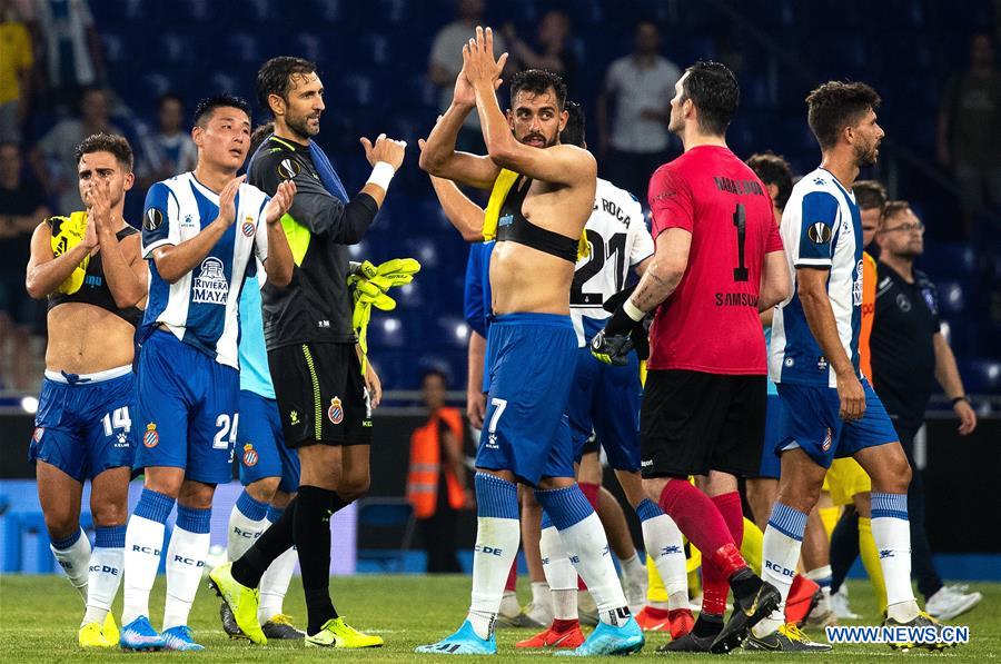 (SP)SPAIN-BARCELONA-SOCCER-EUROPA LEAGUE QUALIFIER-ESPANYOL VS STJARNAN