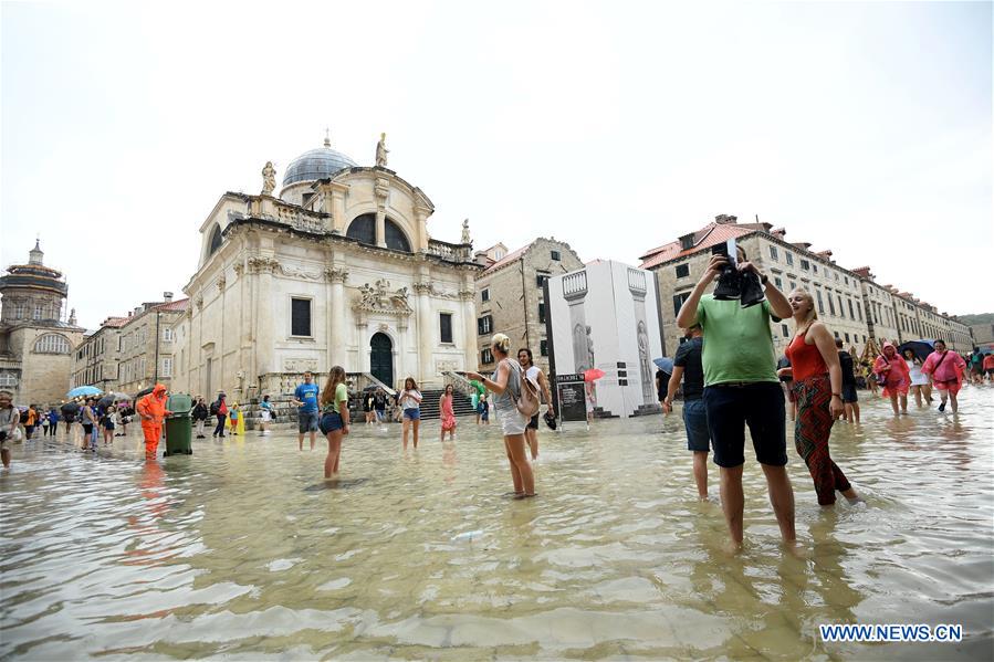 CROATIA-DUBROVNIK-STORM