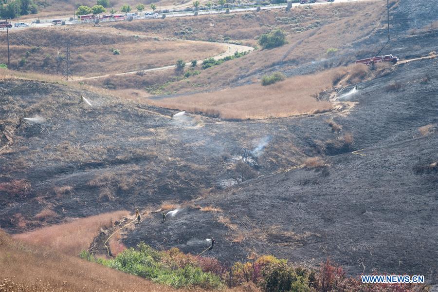 U.S.-LOS ANGELES-CHINO HILLS-BRUSH FIRE