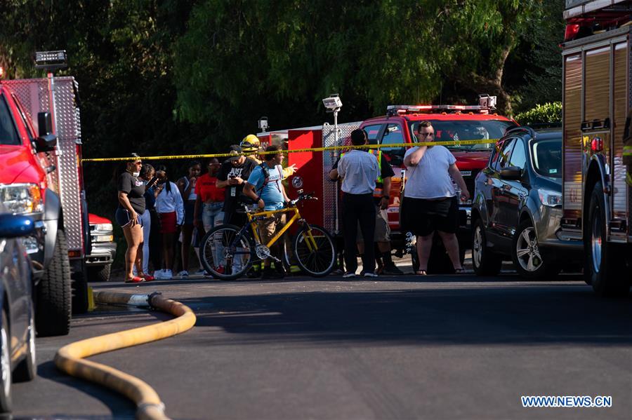 U.S.-LOS ANGELES-CHINO HILLS-BRUSH FIRE