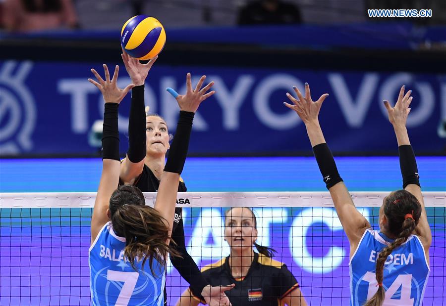 (SP)CHINA-NINGBO-FIVB-TOKYO VOLLEYBALL QUALIFICATION-TURKEY-GERMANY