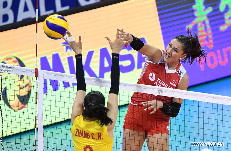 (SP)CHINA-NINGBO-FIVB-TOKYO VOLLEYBALL QUALIFICATION-CHINA-TURKEY(CN)