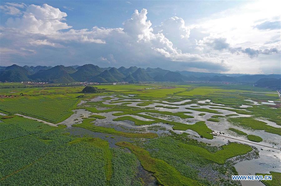 CHINA-YUNNAN-QIUBEI-PUZHEHEI NATIONAL WETLAND PARK-SCENERY (CN)