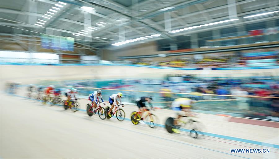 (SP)CHINA-TAIYUAN-2ND YOUTH GAMES-CYCLING TRACK-MEN'S OMNIUM(CN)