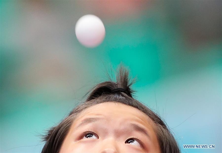 (SP)CHINA-TAIYUAN-2ND YOUTH GAMES-TABLE TENNIS-WOMEN'S TEAM QUALIFICATION(CN)